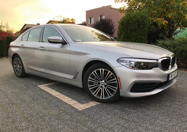 BMW Seria 5 cena 160000 przebieg: 37520, rok produkcji 2019 z Międzyrzecz małe 301